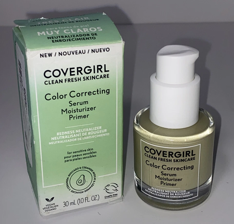 COVERGIRL Clean Fresh Skincare Color Correcting Serum + Moisturizer + Primer - Image 2 of 4