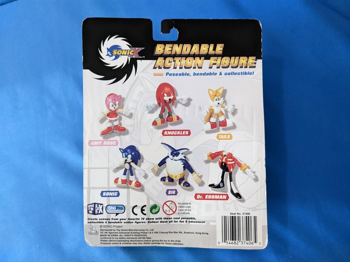 Sonic X Bendable Action Figure Toy Island Tails | eBay