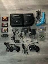 Sega CD Model 2 w/ Sega Genesis 2 Consoles, Lethal Enforcers 1 & 2, Justifier LG