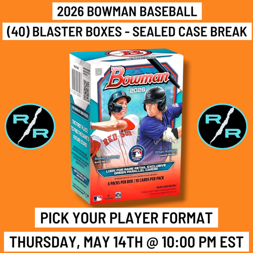 IKE IRISH - 2026 Bowman Baseball 40x Blaster Box 1x Case Break