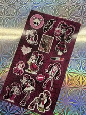 Monster High Draculaura Sticker Sheet Scrapbooking Junk Journal