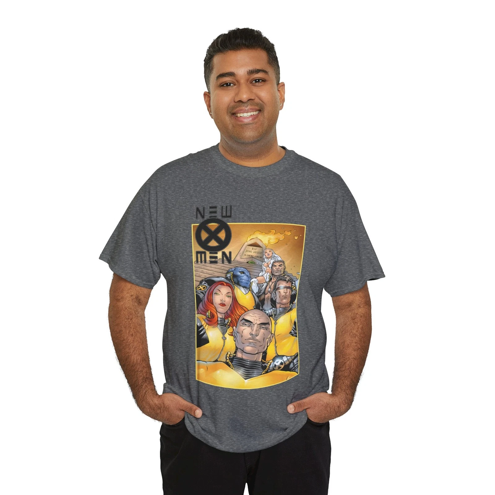 New X-Men T-Shirt - Frank Quitely - Cyclops, Jean Grey, Wolverine, Professor X