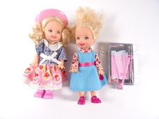 2 Vintage Barbie Shelly-Puppen Kleidung und Zubehör wie abgebildet rar (20296)