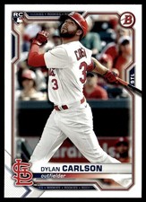 2021 Bowman Dylan Carlson Rookie St. Louis Cardinals #35