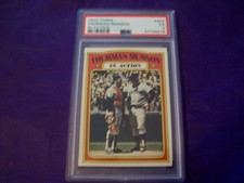 1972 Topps 442 Thurman Munson In Action Psa 5