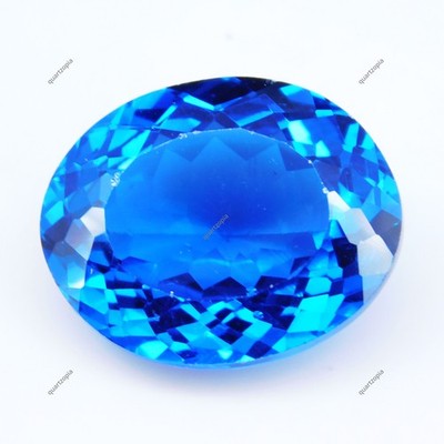 Zertifizierter 31,35 ct VVS ovaler natürlicher kobaltblauer Spinell loser Ede...
