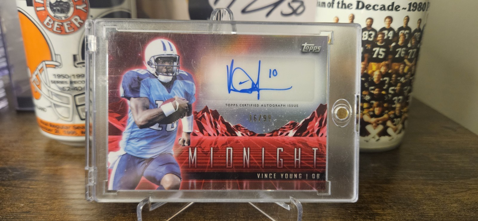 Topps 2024 Midnight Horizon Signatures Vince Young Twilight Auto /99 Titans