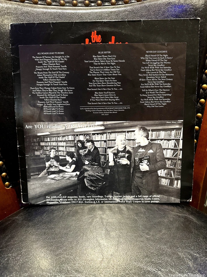 The Stranglers - Feline Vinyl LP [1982] EPC 25237 - Image 3 of 4