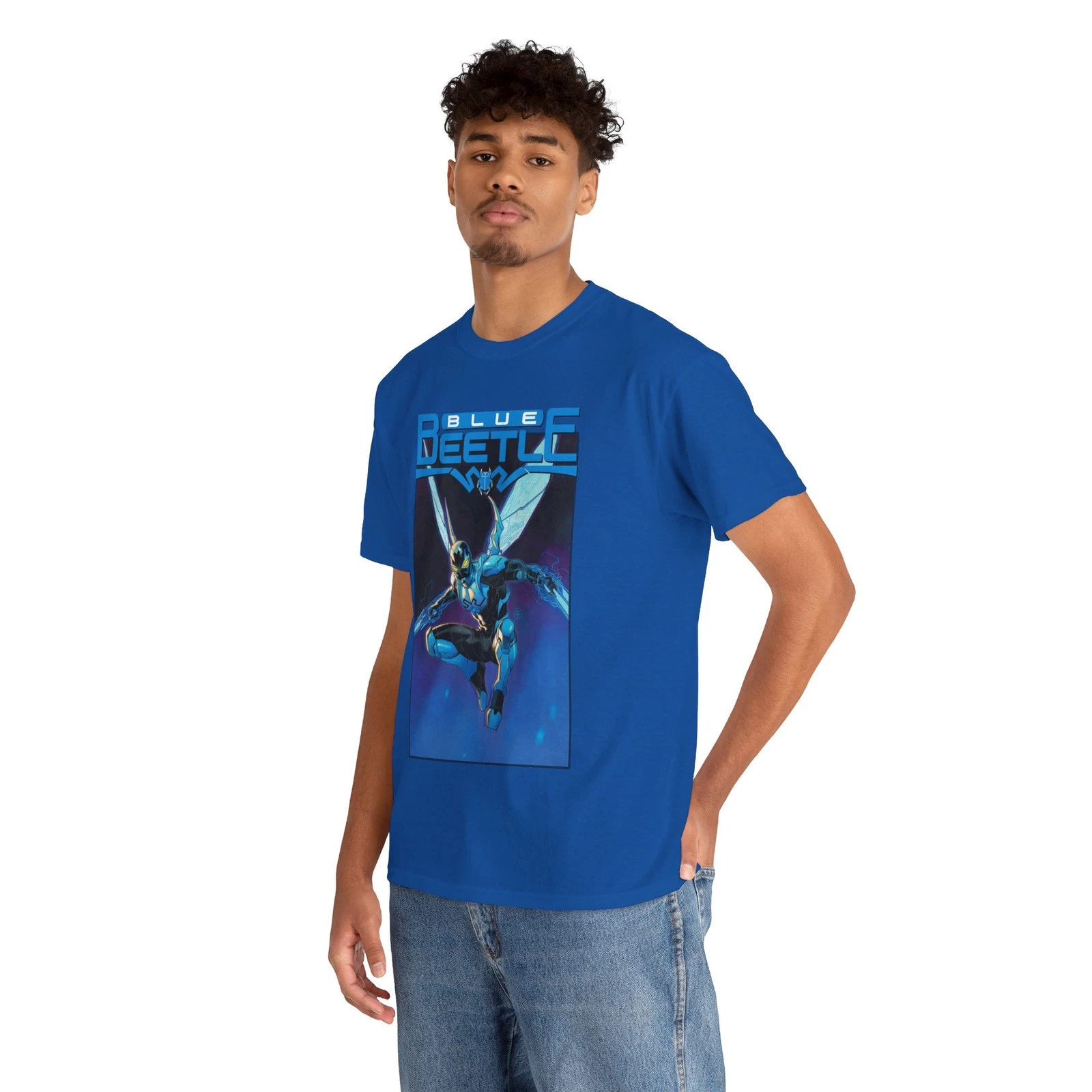 Blue Beetle T-Shirt - Dan Mora Art - Jaime Reyes - DC Comics