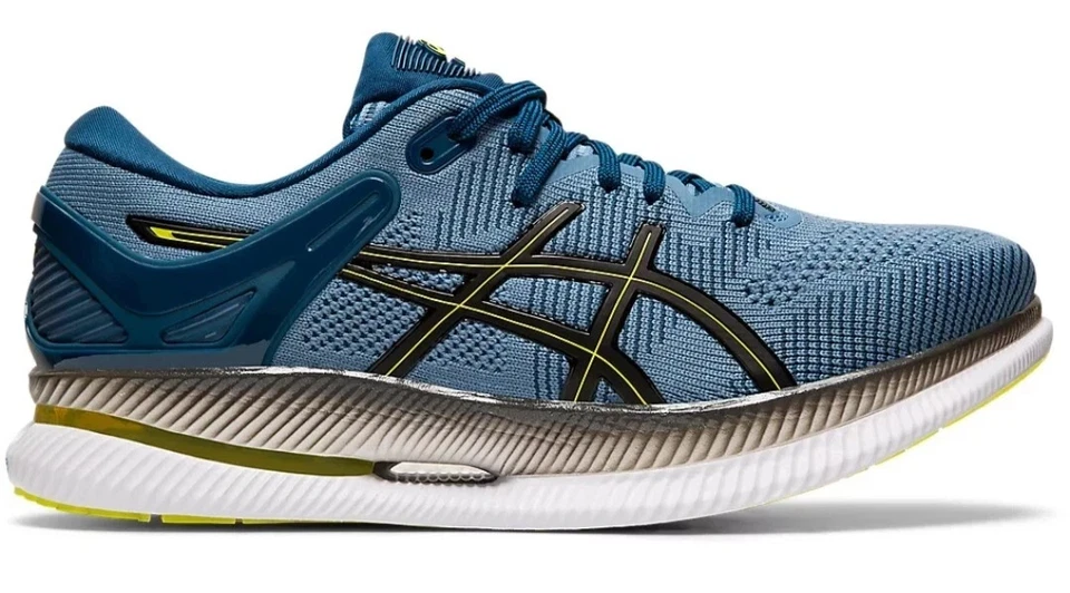 Asics MetaRide Men's Running Shoes Grey Floss/Black, Size 8 - Image 4 of 4