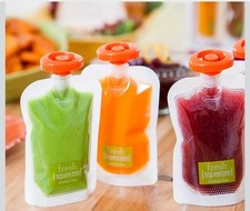 Infantino Squeeze Station Store Fresh Squeezed Fill Your Own Baby Puree Pouches
