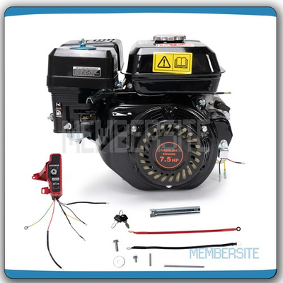 #ad #ad 212cc 7.5HP Electric Start Gas Engine – 20mm Diameter Shaft 4 Stroke 3600 RPM $128.80
