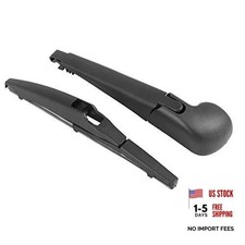 X AUTOHAUX Car Rear Windshield Wiper Blade Arm Set 200mm 8 Inch Fit for Toyota