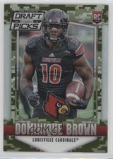 2015 Panini Prizm Collegiate Draft Picks Camo 111/199 Dominique Brown #180 1s8
