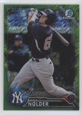 2016 Bowman Chrome Prospects Green Shimmer Refractor 11/99 Kyle Holder h1i