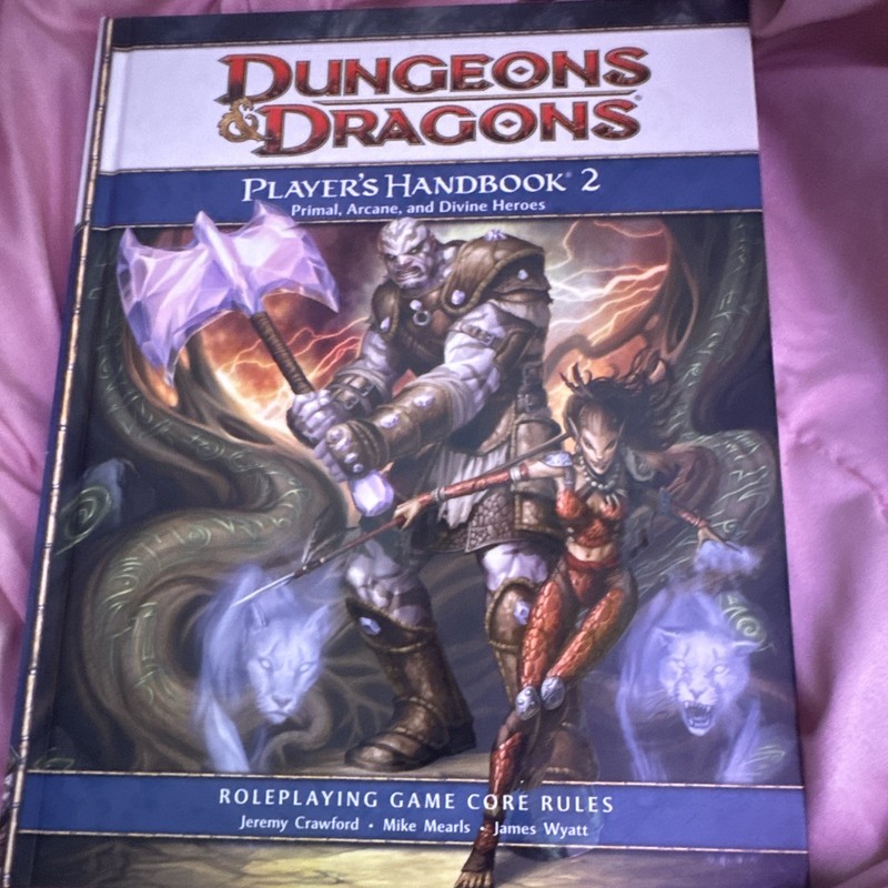 Wizards of the Coast Dungeons & Dragons Player's Handbook 2 Core Rules 2009