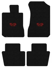 Lloyd Luxe Front & Rear Mats for '69-71 Chevy Bel Air w/Red on Black SS 396
