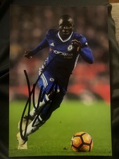 N’Golo Kante Autographed Photo Signed Chelsea Leicester France Soccer Football