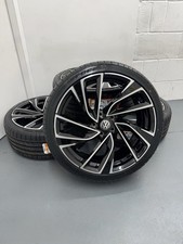 4X19” BRAND NEW VW GTD/R/GTI ADELAIDE STYLE ALLOY WHEELS GLOSS BLACK ++NEW TYRES