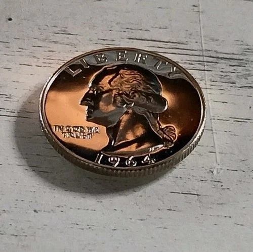 1964-P Mirror-like Proof 90% Silver Washington Quarter ~FREE SHIPPING!