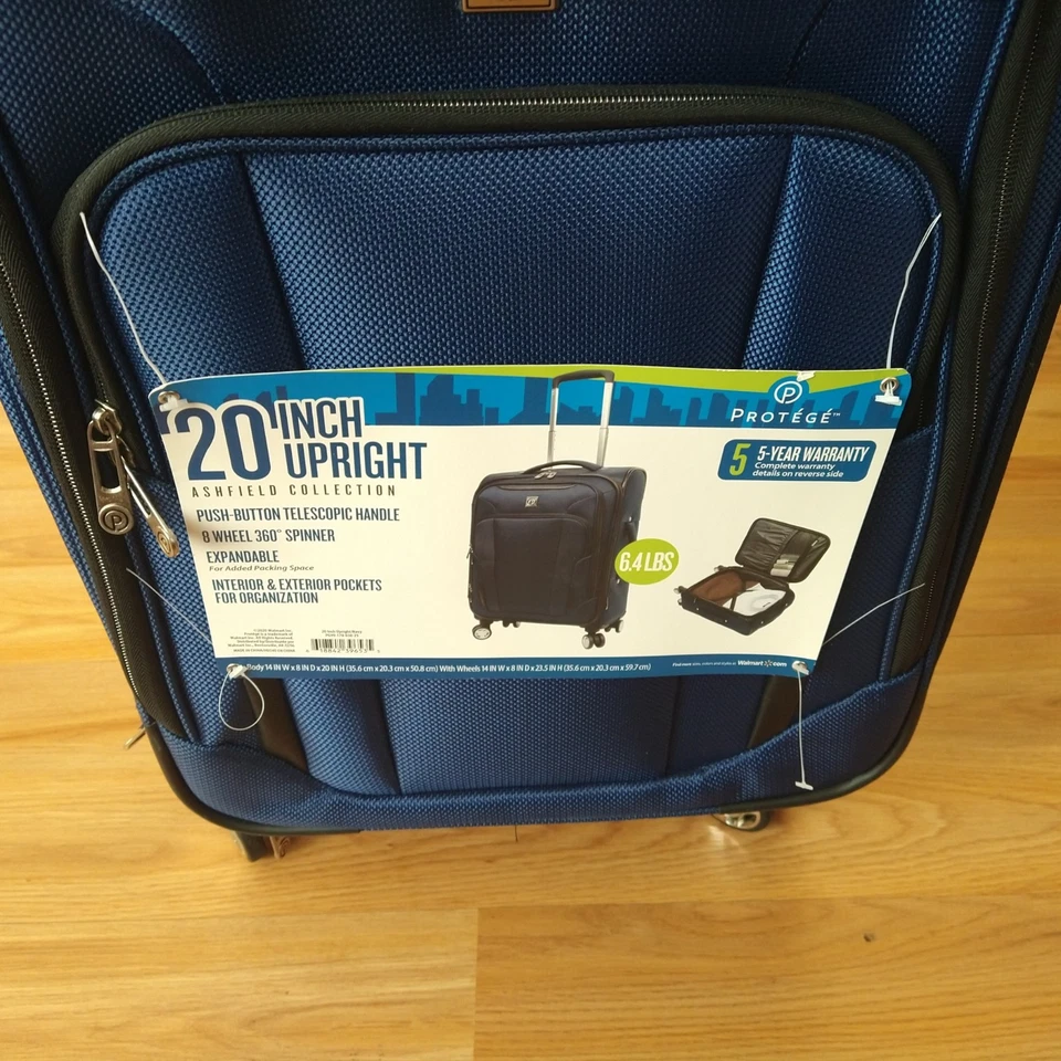 Equipaje de mano giratorio duradero Protege de 20" con bloqueo TSA Foto 2 de 3