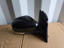 FORD FOCUS MK3 OS RH DRIVER SIDE WING MIRROR POWER FOLD BLACK     D64
