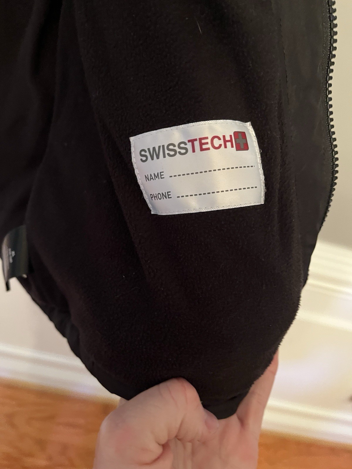 Swiss Tech Puffer Jacket Winter Insulated Coat Black Womens Sz Xl image 3