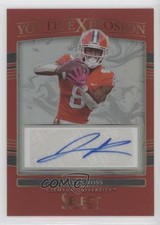 2022 Panini Select Draft Picks Red Prizm Justyn Ross #YE-JRO Auto qf8