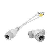 1Set POE Splitter 2-in-1 Network Cabling Connector Three-way RJ45 Adapter Kit