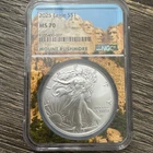 2025 W American Silver Eagle MS70 S$1 NGC