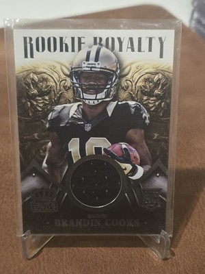 2014 Panini Crown Royale - Rookie Royalty Materials Brandin Cooks #Rr7 /499 