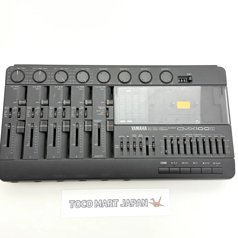 YAMAHA CMX100 ii MTR Multi track Cassette Recorder With Adapter Fast Ship #0059 - Image 2 of 4