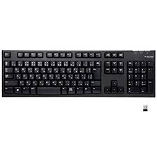 ELECOM USB Keyboard with Wireless Receiver Membrane Full Keyboard 10 Million