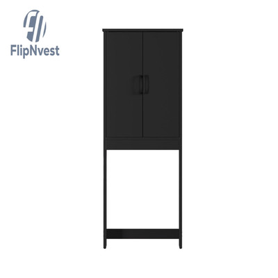 Over-the-Toilet Space Saver Cabinet Double Door Storage w/ Shelf 23.7'' Wide