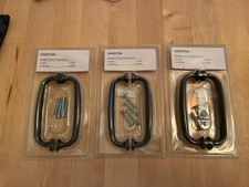 3 nowe pary (6 uchwytów) IKEA ENERRYDA 4-7/16" Uchwyty do szafki, CZARNE 703.475.16