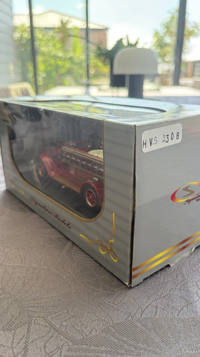 Signature Models REO Fire Engine 1928 Brooks Pompiers – 1/32 – Boîte