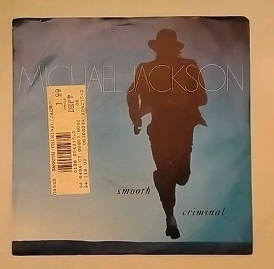Michael Jackson   Smooth Criminal / Instrumental Version 7''  45 w/ PS