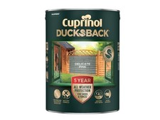Image of Cuprinol Ducksback 5 Year Waterproof for Sheds & Fences Delicate Pine 5 litre