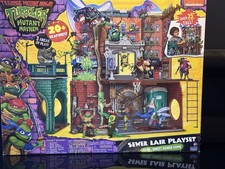 Playmates Teenage Mutant Ninja Turtles TMNT Mutant Mayhem Sewer Lair Playset