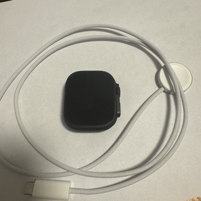 Apple Watch Ultra 2 49mm Black Titanium MX4P3FD/A Rückglas defekt ohne Armband