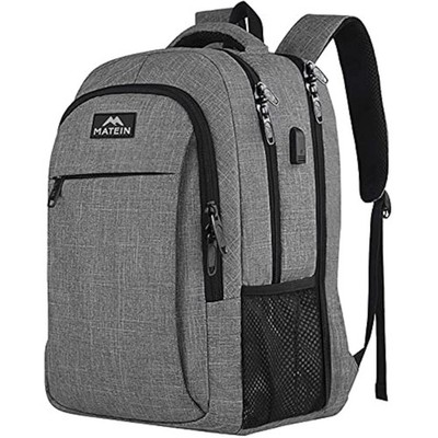 MATEIN Laptop Rucksack 17,3 Zoll groß Anti-Diebstahl Rucksack mit USB Aufladung