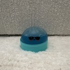 Rms Blue squishy shark dumpling, Teal Container Included. (BOUGHT AT FIVE BELOW) — photo 1
