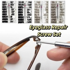Eyeglasses Repair Kit,Eyeglass Screws Kit Glasses Precision Screwdriver Tool Set