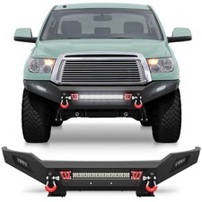New Steel Front Bumper Fit 2007-2013 Toyota Tundra Wwinch Plate Lights D-ring New Steel Front Bumper Fit 2007-2013 Toyota Tundra Wwinch Plate Lights D-ring