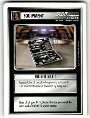 1995 Star Trek Unlimited Premiere Trading Card C Engineering Kit