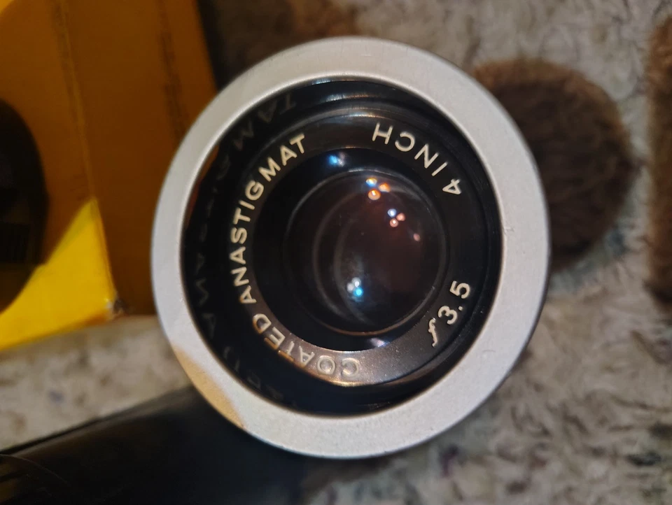 3 lentes de proyección Kodak vintage. Zoom Ectanar 4–6" Anastigmat 4" Ectanar f/3.5 Foto 3 de 4