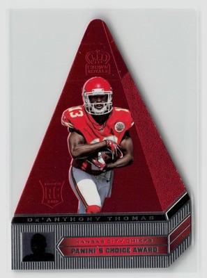 2014 PANINI CROWN ROYALE ROOKIE DE'ANTHONY THOMAS #PC25 RED RC CHIEFS