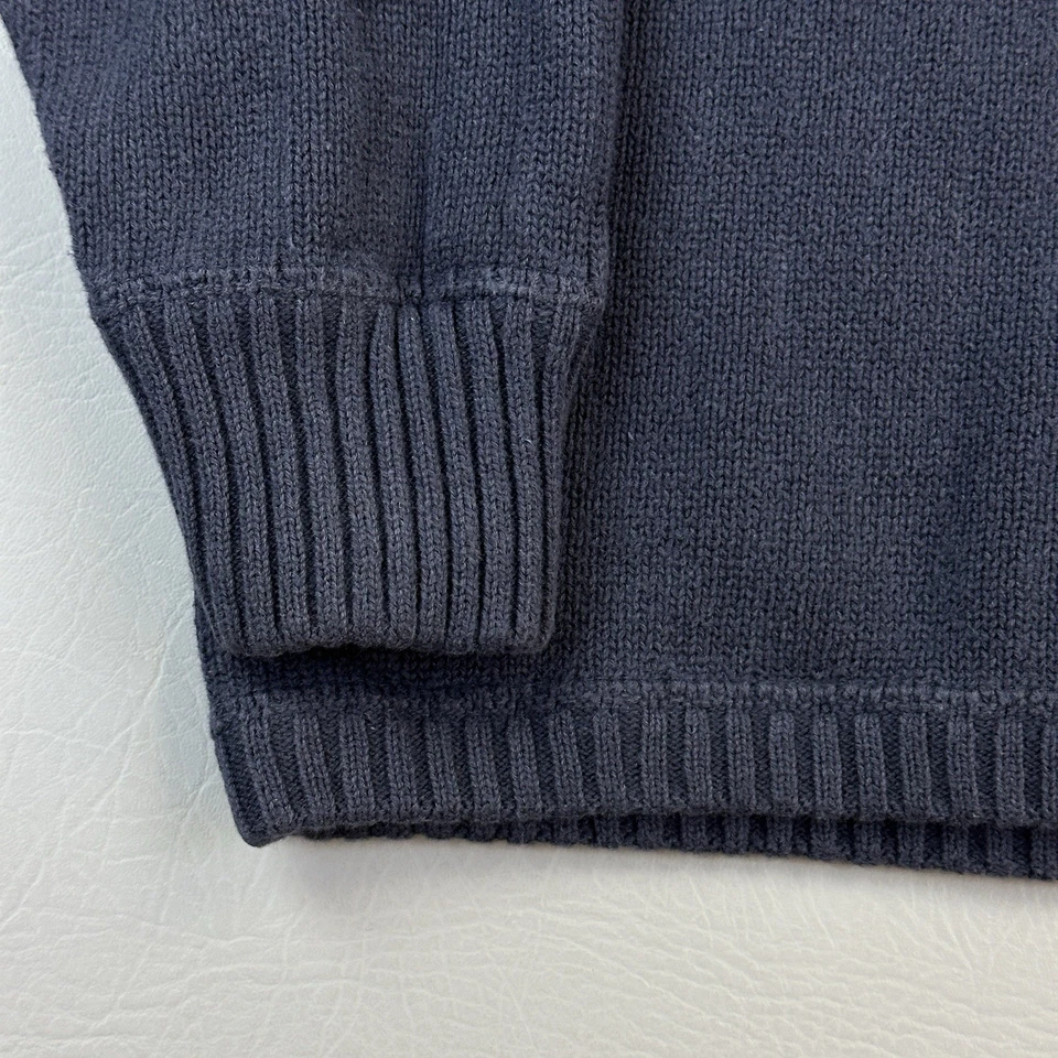 Vintage Levis Sweater Mens Medium Striped Knit Crewneck Pullover Jumper - Image 2 of 4