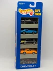 Vintage Hot Wheels 5 Car Gift Pack Chevrolet Diecast w/z28/Stingray BW 57 Chevy