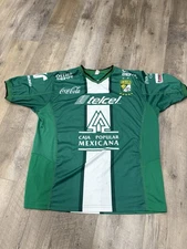 Mens Club Leon FC Telcel/Corona Green Mexico Soccer Jersey One Size Used